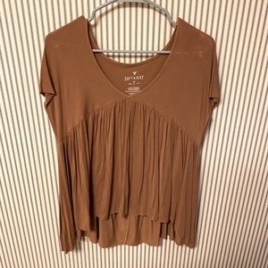American Eagle Peplum Tee